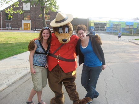 The RCMP mascot, because it's not Canadian until it includes a bear or a beaver.