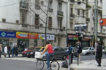 Delivery guy in Buenos Aires